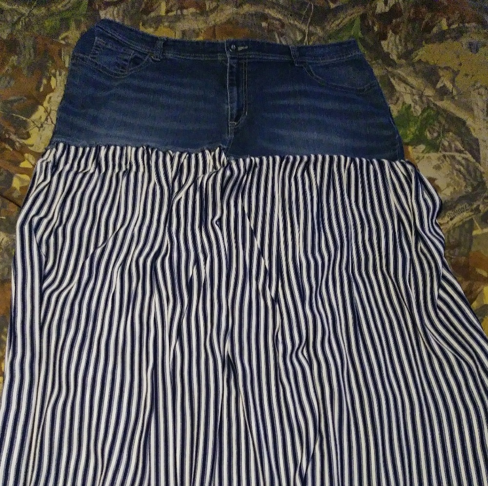 Floor length skirt